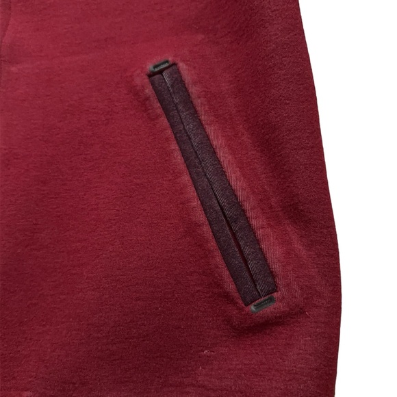 Nike Jacket Mens Size L Tech Varsity Bomber 3MM Full Zip Buttons Red - Picture 6 of 9